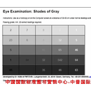 【新版】进口原版纸质3合1耶格视力表Reading Card+灰度表+色盲图 最新版-灰度视力表/灰度阴影卡 shades 5