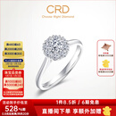 CRD克徕帝【现货闪发】星空钻戒铂金钻石戒指钻戒女求婚戒指群镶 【臻选】0.8克拉效果 共约20分