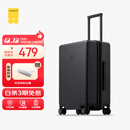 地平线8号（LEVEL8）行李箱密码拉杆箱男女托运大容量万向轮学生旅行者PC箱 24英寸黑