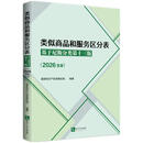 类似商品和服务区分表 基于尼斯分类第十三版（2026文本）