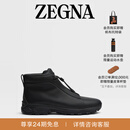 Zegna杰尼亚男鞋Triple Stitch™ Vetta奢华休闲鞋 黑色 41 (7)