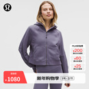 lululemon丨Scuba 女士超宽松款拉链连帽衫*拉绒 LW3HTLS 葡萄朦胧紫 M /L