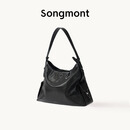 Songmont山下有松循迹系列hobo包植鞣牛皮通勤松弛感单肩斜挎软包礼物