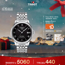天梭（TISSOT）手表 力洛克系列男表 瑞士自动机械男士钢带腕表商务表新年礼物