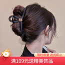 向晚发夹发卡女复古法式山茶花抓夹女鲨鱼夹高级感盘发发夹女生日礼物