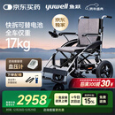 鱼跃(yuwell)电动轮椅D210CL折叠老人全自动专用轻便智能轮椅代步锂电
