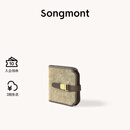 Songmont山下有松山行钱包设计师款皮夹短款卡包夹礼物男女零钱包 沙驼棕 预售20天