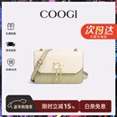 COOGI包包女款轻奢品牌女士单肩包女斜挎包女情人节生日礼物送女友老婆 抹茶绿