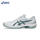亚瑟士（asics）网球鞋GAME FF轻质耐磨男女士专业运动鞋1041A489-104白绿色 42.5