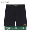 LACOSTE法国鳄鱼男装修身版简约休闲日常百搭经典百慕大短裤|FH0145 HDE/深蓝色 42 175
