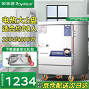 荣事达（Royalstar）商用蒸饭柜厨房餐厅大容量蒸柜电蒸炉蒸饭箱商用蒸箱单门双门蒸包炉蒸饭器蒸饭车蒸饭机食堂蒸箱 【京仓配送】电热大6盘220V|标配6个蒸盘