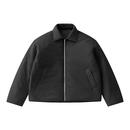 RESTICKHERZAER Mo*cler同款面料 133G金标P棉冬季翻领棉服夹克外套男 杏灰 S