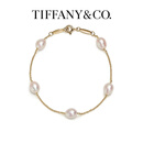 蒂芙尼 Elsa Peretti 系列 18K 黄金珍珠手链