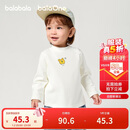 巴拉巴拉balaOne宝宝打底衫男童女童装2025冬季半高领t恤婴儿209425100201