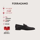 菲拉格慕（Ferragamo）男士黑色便士乐福鞋 0762636_3E _ 80 礼物送男友