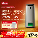 352H301加湿器 空气净化器加湿净化一体机无雾家用客厅卧室静音除菌除甲醛过敏原病毒空气加湿
