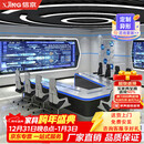 信京烤漆U型控制监控台操作会议台指挥中心调度台机房安防中控台5人位
