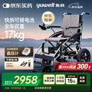 鱼跃(yuwell)电动轮椅D210CL折叠老人全自动专用轻便智能轮椅代步锂电