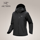 ARC'TERYX始祖鸟 GAMMA MX HOODY 防风 女子 软壳夹克 BLACK/黑色 M