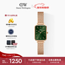 丹尼尔惠灵顿（DanielWellington）DW女士手表小绿表时尚欧美表经典复古小方表新年礼物DW445