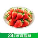 【24小时果】北京红颜草莓大果500g（单果18g起）