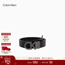 Calvin KleinJeans【新年礼物】男真皮商务休闲ck双面字母带头牛皮革腰带皮带