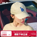 MLB帽子男女棒球帽子圣诞礼物元旦四季软顶鸭舌帽3ACP6601N-07BGS