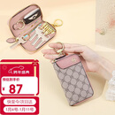 高尔夫（GOLF）钥匙包女时尚印花卡包女士多功能拉链零钱包汽车钥匙扣礼盒装