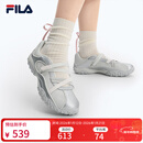 斐乐斐乐官方芭蕾凉鞋女2025夏季新款玛丽珍凉拖鞋子休闲鞋运动鞋 太空银/白玛瑙灰-SW 36.5