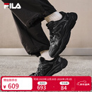 斐乐 斐乐官方MARS 4复古运动鞋男2025冬新款火星4代休闲鞋老爹鞋 黑/宾灰色-BP 42