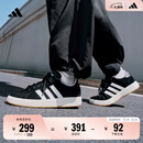 adidas「面包鞋」GRAND COURT BASE 00s休闲低帮板鞋男女阿迪达斯 黑色/白色/树脂黄(推荐女生选小半码)   37