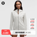 lululemon丨Scuba 女士拉链连帽衫 *加绒 LW3JMGS 杂色鸽子灰 XS /4