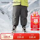 巴拉巴拉balaOne童装宝宝羽绒裤男童工装裤冬季2025长裤三防208425108102