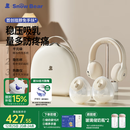 小白熊SnowBear吸奶器免手扶电动全自动热敷便携挂脖式双边吸乳器收纳包组合8909