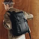 GASTON LUGA双肩包16英寸背包大容量旅行电脑包校园风书包情人节礼物 典雅黑