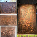 锻铜浮雕定制厂医院校园墙长城铜版壁画纯铜板铜雕文字雕刻装饰画 铜浮雕