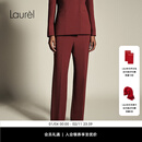 Laurèl【斜纹丝毛混纺】25秋新款温莎红直筒西裤LWL363K06300 豆沙红 S