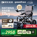鱼跃(yuwell)电动轮椅D210CL折叠老人全自动专用轻便智能轮椅代步锂电