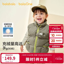 巴拉巴拉童装儿童羽绒马甲女男童外套新款2025秋冬装宝宝上衣服保暖羽绒服