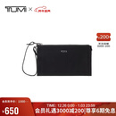 途明（TUMI）VOYAGEUR 女士高端时尚手拿包黑色拼烟枪色圣诞礼物