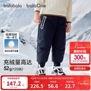 巴拉巴拉童装宝宝羽绒裤三防男童女童裤子儿童冬装2025新款长裤运动裤保暖