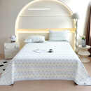 雅赞（YAZAN）纱布床单软席保暖吸湿透气A类母婴纯棉亲子款 经典跑兔220*240cm