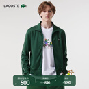 LACOSTE法国鳄鱼男装款简约拉链运动卫衣开衫外套|SH1457 132/鳄鱼绿 L 4/175