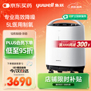 鱼跃制氧机5L升超轻音家用老人医用级吸氧气触屏带雾化8F-5W