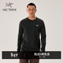 ARC'TERYX始祖鸟 CAPTIVE ARC'WORD LS 透气 男子 棉质长袖T恤 BLACK/黑色 S