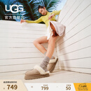 UGG秋季女士经典舒适厚底毛拖包头休闲懒人毛毛鞋勃肯鞋 1122550 SAN | 沙色 39 39码及以下建议拍大一码