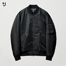 优衣库男装女装高性能复合飞行员茄克/外套夹克485339 09 黑色 M