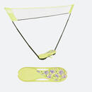 迪卡侬羽毛球网标准网室外便携羽毛网架拦网抗风羽毛球快开网-5694015