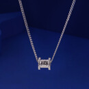 兆亮小蛮腰PT990铂金吊坠女时尚白金吊坠高级感百搭新年送女友礼物 7.46克