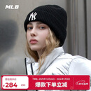 MLB帽子男女25年新款秋冬季毛线帽舒适保暖针织帽3ABNBM256-50BKS-F